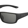 FlightSunglasses Bolle Kayman - Matte Black With TNS Grey Lens