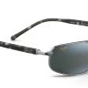 FlightSunglasses Maui Jim Kahuna 162 Sunglasses- Gunmetal With Polarized Neutral Grey Lens