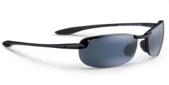 FlightSunglasses Maui Jim Makaha 405 Sunglasses- Gloss Black With Polarized Neutral Grey Lens