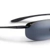 FlightSunglasses Maui Jim HO'OKIPA 407 Sunglasses- Gloss Black With Polarized Neutral Grey Lens