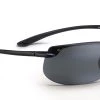 FlightSunglasses Maui Jim Banyans 412 Sunglasses- Gloss Black With Polarized Neutral Grey Lens