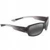 FlightSunglasses Maui Jim MonkeyPod 441 Sunglasses- Grey Fade With Polarized Neutral Grey Lens Sport