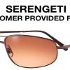FlightSunglasses Serengeti Single Vision Sunglasses, Customer Provided Frame (Lenses Only) Customer Provided Frame (lens Only) 2 FlightSunglasses Serengeti Single Vision Sunglasses, Customer Provided Frame (Lenses Only) Customer Provided Frame (lens Only)