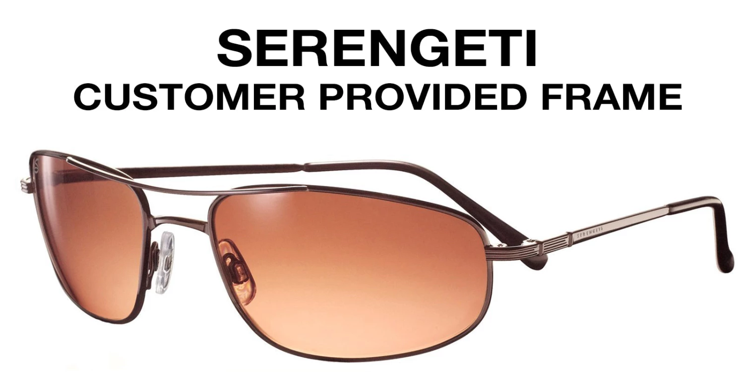 FlightSunglasses Serengeti Single Vision Sunglasses, Customer Provided Frame (Lenses Only) Customer Provided Frame (lens Only) 3 FlightSunglasses Serengeti Single Vision Sunglasses, Customer Provided Frame (Lenses Only) Customer Provided Frame (lens Only)
