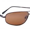 FlightSunglasses Serengeti Velocity Sunglasses -Titanium With Polarized Drivers Mineral Glass