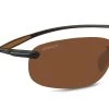 FlightSunglasses Sport Serengeti Nuvino 7316 - Polar PhD Drivers, Shiny Brown, Photochromic Lenses