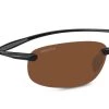 FlightSunglasses Sport Serengeti Nuvino 7317 - Polar PhD Drivers, Shiny Black, Photochromic Lenses