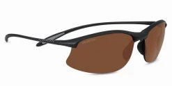 FlightSunglasses Serengeti Maestrale 7356 - Satin Black, Polarized Drivers Photochromic Lenses Sport