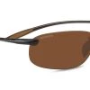 FlightSunglasses Sport Serengeti Nuvola 7360 - Polar PhD Drivers, Shiny Brown, Photochromic Lenses