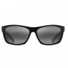 FlightSunglasses Maui Jim Tumbleland 770 Sunglasses- Matte Black With Polarized Neutral Grey Lens