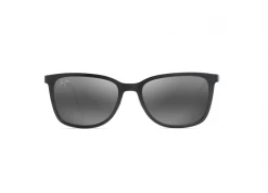 FlightSunglasses Maui Jim Naupaka 775 Sunglasses- Satin Black With Neutral Grey Lens