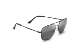 FlightSunglasses Maui Jim Lava Tube 786 Sunglasses- Matte Black With Polarized Neutral Grey Lens Pilot & Driver