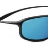 FlightSunglasses Serengeti Sestriere 8110 - Satin Black, Polar Phd 555nm Blue, Photochromic Lenses