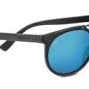 FlightSunglasses Serengeti Lerici 8354- Satin Dark Grey/Satin Dark Gun, Polarized 555nm Blue