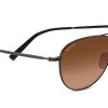 FlightSunglasses Pilot & Driver Serengeti Alghero 8442 - Dark Satin Espresso, Non Polarized Drivers Gradient,Photochromic Lenses