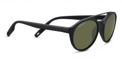 FlightSunglasses Serengeti Leandro 8591 - Satin Black/Satin Dark Gunmetal, Polarized 555nm, Photochromic Lenses Sport