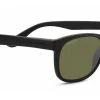 FlightSunglasses Serengeti Anteo 8667 Sunglasses Satin Black With Polarized 555nm Lenses