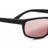 FlightSunglasses Serengeti Alessio 8673 - Soft Feel Black With Polarized Sedona Lenses Sport
