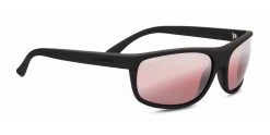 FlightSunglasses Serengeti Alessio 8673 - Soft Feel Black With Polarized Sedona Lenses Sport