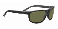 FlightSunglasses Serengeti Alessio 8675 - Soft Feel Striped Gray With Polarized 555nm Lenses Sport