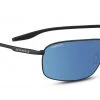 FlightSunglasses Serengeti Varese 8732 -Satin Black Mineral Polarized 555nm Blue Pilot & Driver