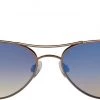 FlightSunglasses Randolph Amelia Sunglasses AA011- 23K Chocolate Gold, Northern Lights Lenses