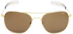 FlightSunglasses Randolph Aviator Progressive Prescription Sunglasses -American Tan