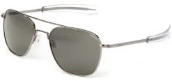 FlightSunglasses Randolph Aviator Sunglasses -Gunmetal With American Gray Lenses