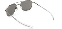 FlightSunglasses Randolph Aviator Sunglasses -Gunmetal With American Gray Lenses