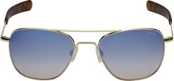 FlightSunglasses Randolph Aviator Progressive Prescription Sunglasses -Northern Lights (Gradient W/FL Mirror)