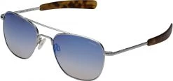 FlightSunglasses Wayfarer & Square Randolph Aviator Single Vision Prescription Sunglasses -Northern Lights (Gradient W/Mirror)