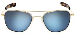FlightSunglasses Randolph Colbalt Aviator Sunglasses- Cobalt Blue Polarized Lenses