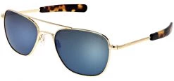 FlightSunglasses Randolph Colbalt Aviator Sunglasses- Cobalt Blue Polarized Lenses