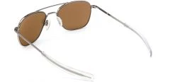 FlightSunglasses Randolph Aviator Progressive Prescription Sunglasses -American Tan