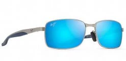 FlightSunglasses Maui Jim Shoal 797 Sunglasses- Polarized Rectangular With Maui Green Lenses