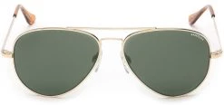 FlightSunglasses Randolph Concorde Sunglasses -23K Gold With AGX Green