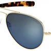 FlightSunglasses Randolph Concorde Sunglasses -Cobalt Blue Polarized Lenses