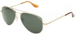 FlightSunglasses Randolph Concorde Sunglasses -23K Gold With AGX Green