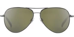 FlightSunglasses Pilot & Driver Serengeti Carrara 8294 - Shiny Dark Gunmetal, Polarized 555nm, Photochromic Lenses