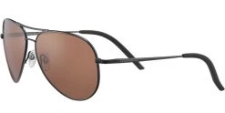 FlightSunglasses Serengeti Carrara 8297 - Shiny Gunmetal, Polarized Drivers, Photochromic Lenses Pilot & Driver