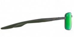 FlightSunglasses Maui Jim Shoal 797 Sunglasses- Polarized Rectangular With Maui Green Lenses