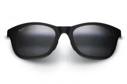 FlightSunglasses Maui Jim Hana Bay 434 Sunglasses- Matte Black And Neutral Grey Polarized Lens