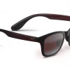 FlightSunglasses Maui Jim Hana Bay 434 Sunglasses- Burgundy And Maui Rose Polarized Lens Sport