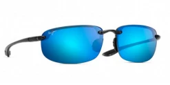 FlightSunglasses Maui Jim HO'OKIPA 407 Sunglasses- Smoke Grey With Polarized Blue Hawaii Lens