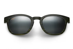 FlightSunglasses Maui Jim Koko Head 737 Sunglasses- Matte Aquamarine Wood Grain And Polarized Neutral Grey Lens Sport