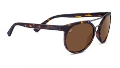 FlightSunglasses Serengeti Lerici 8356- Satin Dark Tortoise/Satin Dark Gunmetal, Polarized Drivers