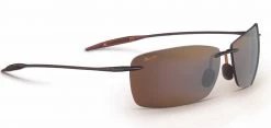 FlightSunglasses Sport Maui Jim Lighthouse 423 Sunglasses- Rootbeer With Polarized HCL Bronze Lens