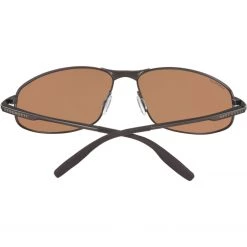 FlightSunglasses Serengeti Matera Large 8731 -Brushed Brown Mineral Polarized Drivers Lenses Pilot & Driver