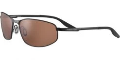 FlightSunglasses Serengeti Matera 8727 -Brushed Dark Gunmetal, Mineral Polarized Drivers Lenses Pilot & Driver