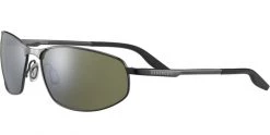 FlightSunglasses Serengeti Matera 8726 -Brushed Gunmetal, Mineral Polarized 555nm Lenses